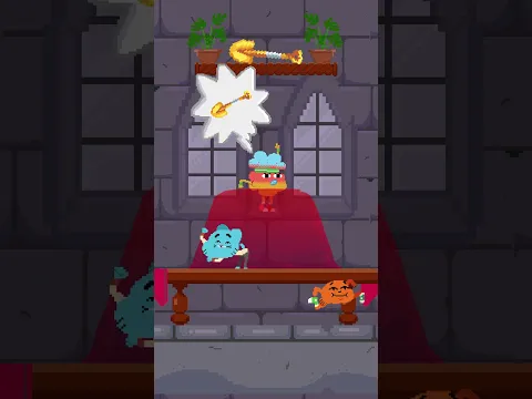 Tobias is Stuck in Jelly! Will Gumball and Darwin Save Him? 🪏 #Game #8bit #halloween  #shorts
