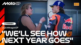 Behind the UNSEEN podium celebrations at the 2026 Aragon GP 👀