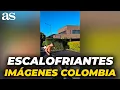 CHILLING FOOTAGE of the EART UAKE in COLOMBIA inside a HOME total fear