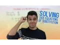 Solving Systems of 2x2 Equations by Substitution