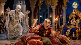 भूत बनकर तेनाली ने आधी रात में पूरे दरबार को खूब डराया || तेनाली रामा की कहानियां