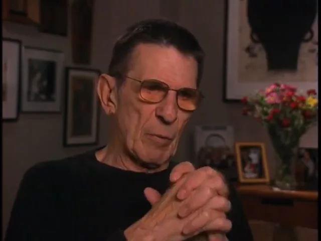 Leonard Nimoy discusses the Star Trek pilot - EMMYTVLEGENDS.ORG