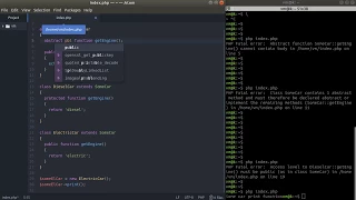 PHP OOP Tutorial Abstract classes and methods