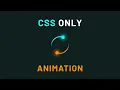 Atom loading animation CSS Only
