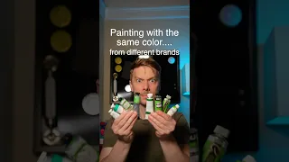 Painting with the same color from different brands
