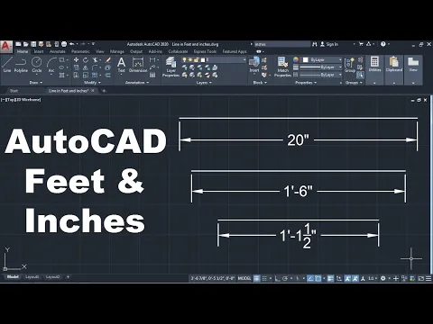Download MP3 AutoCAD Draw Line in Feet and Inches