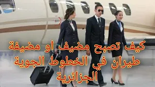 كيف تصبح مضيف او مضيفة طيران في الخطوط الجوية الجزائرية هذه هي الشروط 