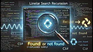 Linear Search Using Recursion C Code Explanation