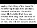 Matthew 27 KJV Read Along Bible with Scrolling Text