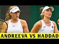 Download Lagu Mirra Andreeva Beat Haddad Maia Rare Highlights 2023 - Andreeva Tennis