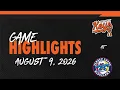 August 9 2026 Frederick Keys at Jersey Shore BlueClaws