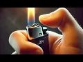 How to Use a Disposable LIGHTER to Make a Flame Step by Step Fume Light Instructions Bic