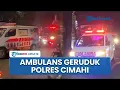 Lagu Detik-detik Puluhan Ambulans Bersirene Geruduk Polres Cimahi, Tuntut Pelaku Penganiayaan Ditangkap