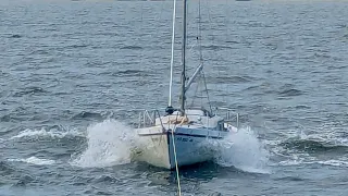 [DIY] Towing my PROJECT BOAT 43 Miles | Windpuff’s Rebuild [S1 Ep 16]