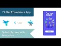 Flutter E-Commerce app - Splash Screen