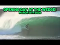 OPENING DAY AT THE WEDGE with Jamie O Brien Sage Burke More INSANE SWELL March 12th 2026