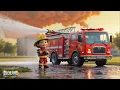 Baby Shark & Emergency Vehicles for Kids 🦈🚓 Fire Truck, Police Car, Ambulance, Leo's Fun Adventure