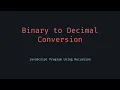 Convert Binary to Decimal Recursively in JavaScript