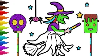 Halloween Spooky Drawings And Coloring ✏️🍭🎃 Chiki Doodle