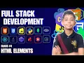 Html Elements Full Stack Web Development Full Course From Scratch Class