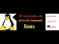 Linux networking command ip traceroute ifup ifdown and ethtool