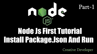 How to install package json in node js Node js - 1 creative developer