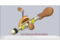 Drill Machine with Animation Solid Edge Tutorial