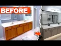 How I transformed this old bathroom on a budget start to finish DIY Creators