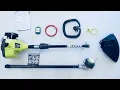 Ryobi Gas Trimmer REVIEW TUTORIAL and UNBOX