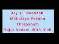 Download Lagu Day 11 Yajur Vedam With Rick Mahalaya Paksha Tharpanam 18 Sep 2025, Thursday 