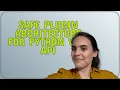 Softwareengineering Safe Plugin Architecture for Python Web API