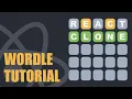 React Wordle Clone Tutorial in 14 Minutes