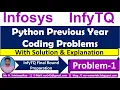 InfyTQ Previous Coding Problem Python Coding Questions OTP Generation Problem InfyTQ Problem-1