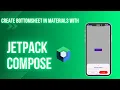 Create Jetpack Compose Bottomsheet with Material 3