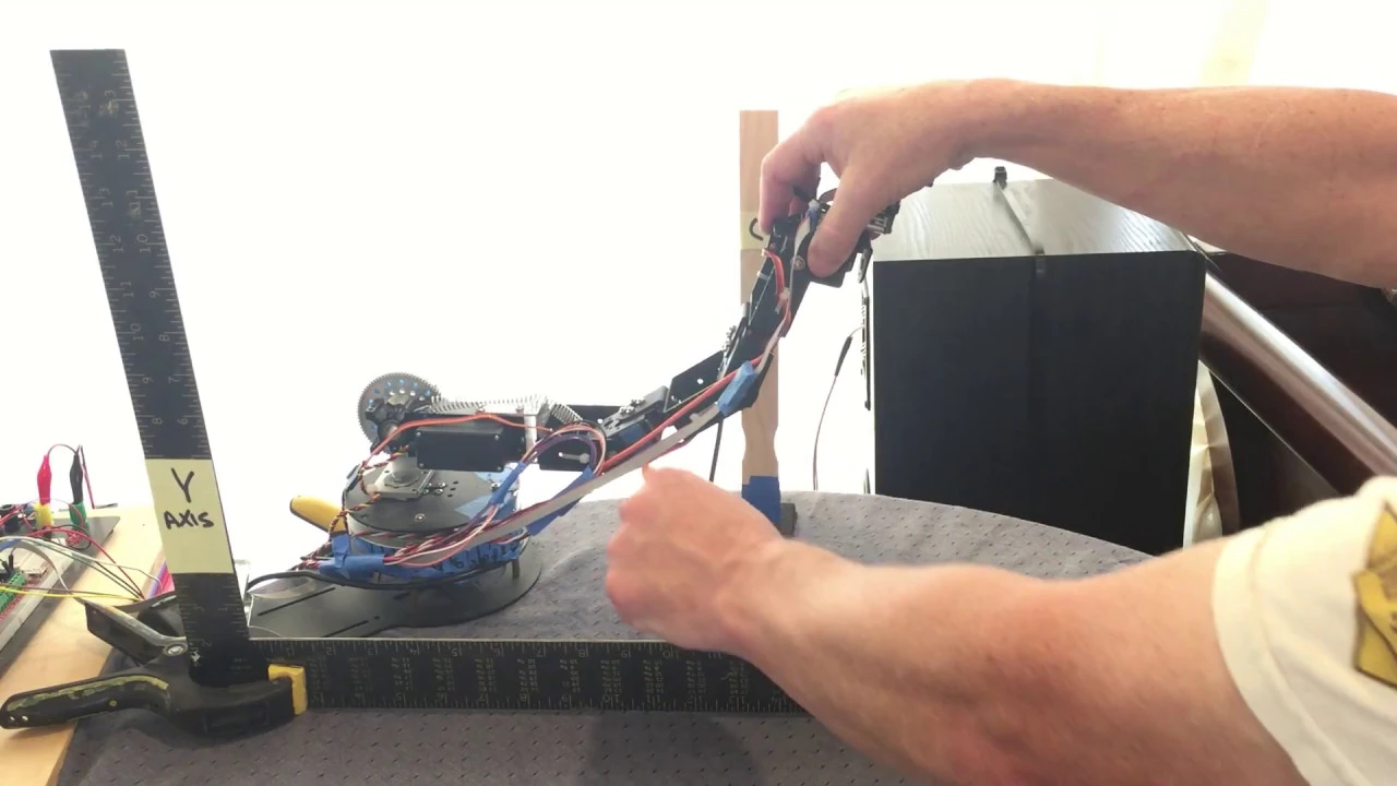 Arduino Using Inverse Kinematics (IK)