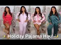 HUGE HOLIDAY PAJAMA HAUL ft Walmart Fashion