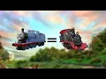 The Chuggington characters compared to the Thomas characters