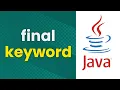 final Keyword Java Tutorial