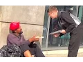 Download This Waiter Serves Dinners To Homeless People! mp4 3gp mp3 videos - waplic
