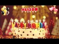 ALISON Happy Birt ay Song - Happy Birt ay to You