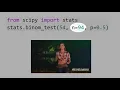 G5 Python Binomial Test