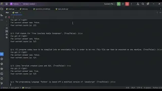 Quiz Game Using OOP in Python
