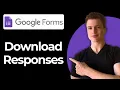 How To Download Responses As CSV In Google Forms Full Guide