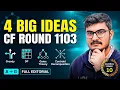 Greedy DP Game Theory and Centroid Decomposition in Codeforces Round 1103 Editorial