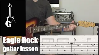 Download Eagle Rock guitar tutorial, with Tabs MP3