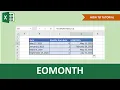 How To Use The EOMONTH Function In Excel Beginner Tutorial
