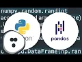 How to create a DataFrame of random integers with Pandas