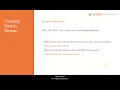 Creating Search Strings