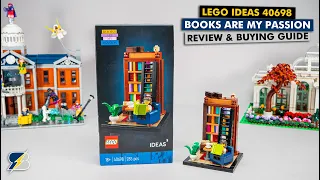 LEGO Ideas 40698 Books Are My Passion GWP detailed review and buying guide