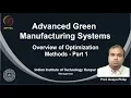 noc19-mg24 Lecture 39 - Overview of Optimization Methods